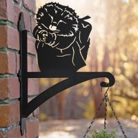 Mrs Hedgehog Hanging Basket Bracket 