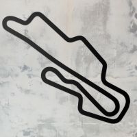 Mugello Motor Circuit Wall Art in Situ Mugello Motor Circuit Wall Art in Situ