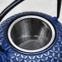 Close-Up of Internal Compartment of Oriental Teapot