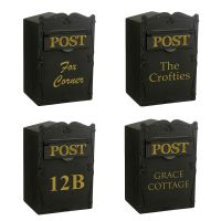 Examples of the Vinyl sign Writing on the "The Mulrose" Post Box