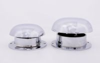 Bright Chrome Mushroom Vents
