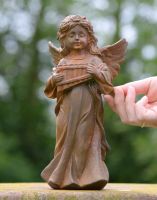 Scale of Cast Iron Angel Garden Sculpture Scale of Cast Iron Angel Garden Sculpture