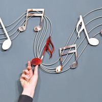 Musical Metal Wall Art Sign to Scale