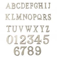 bright Chrome Numbers & Letters bright Chrome Numbers & Letters