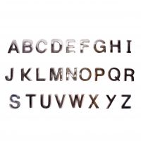 Polished Aluminium Big & Chunky Letters