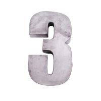 Fabricated 12" Steel Number 3