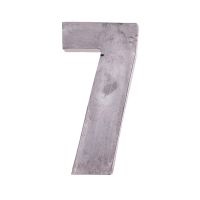 Fabricated 12" Steel Number 7