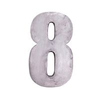 Fabricated 12" Steel Number 8