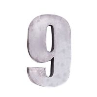 Fabricated 12" Steel Number 9