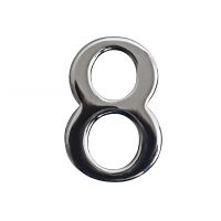 Bright Chrome Adhesive Number 8