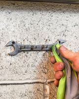 Scale image of Spanner Coat Hook Natural Recycled Iron