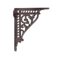 Cast Iron Shelf Bracket in an Natural Iron Finish   Cast Iron Shelf Bracket in an Natural Iron Finish