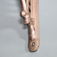 Close-up of the Fixing Holes on the Natural Iron Cast Iron Shelf Bracket Close-up of the Fixing Holes on the Natural Iron Cast Iron Shelf Bracket