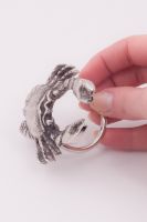 "Summer Echo" crab napkin rings from the “Silver Shores” Tableware Collection "Summer Echo" crab napkin rings from the “Silver Shores” Tableware Collection