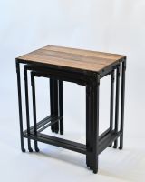 Reclaimed Wood Nesting Tables