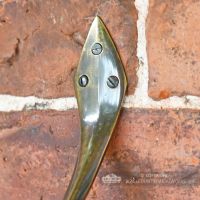  6" Antique Brass Bell with Rope Lanyard