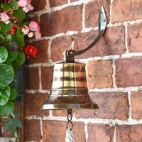  6" Antique Brass Bell with Rope Lanyard