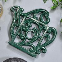 Green Cast Iron Kettle Trivet Green Cast Iron Kettle Trivet