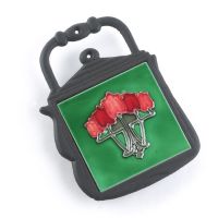 Rennie Mackintosh Red Roses Iron & Ceramic Trivet