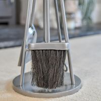 Tools on the Nickel Contemporary Triangular Companion Set