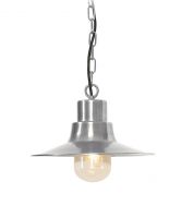 "Albrighton" Nickel Vintage Industrial Barn Hanging Light