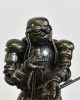 Scrap Metal "Lorenzo" Fighting Turtle Ornament 