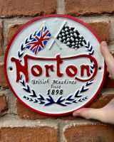 Cast Iron Norton British Motorbikes Wall Sign