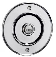 Bright Chrome Sovereign Park Classic Bell Push