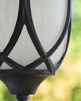 Close-up of the Matt Black Finish and Obscure Glass