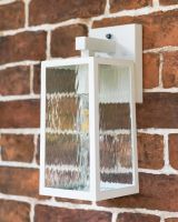 Oakley Cream Top Fix Wall Light in Situ Mounted on the Front of a House Oakley Cream Top Fix Wall Light in Situ Mounted on the Front of a House