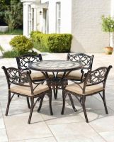 Okehampton Four Seater Furniture Set in Situ with cushions