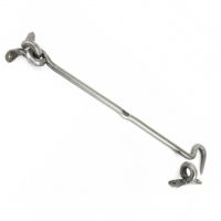 "Olbia" Forged Cabin Hook Finished in Pewter "Olbia" Forged Cabin Hook Finished in Pewter