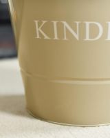 Close-Up of 30cm Olive Kindling Bucket in Situ