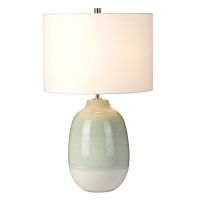Ombre Reactive Glaze Table Lamp On