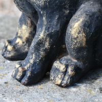 Close up of feet on "Gothic" Gargoyle Sculpture 