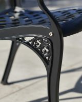Close Up Of The Ornate Design On The Chair Legs Of The Farleigh Furniture Set
