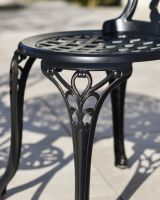 Close Up Of The Ornate Details On The Chair From The Brooksby Furniture Set Close Up Of The Ornate Details On The Chair From The Brooksby Furniture Set