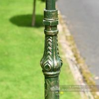 Ornate Fluting On Cast Iron Lamp Post