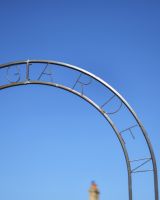 Close Up Of The Ornate Natural Lacquer Finish on a Rose Arch  Close Up Of The Ornate Natural Lacquer Finish on a Rose Arch