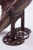 Rustic Cast Iron Scroll Design Boot Scraper