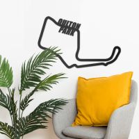 Oulton Park Motor Racing Circuit Wall Art in Situ in the Living Room