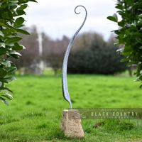 Side View of the Standard Fern Sculpture Created From Steel