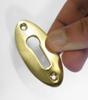Brass Classic Escutcheon