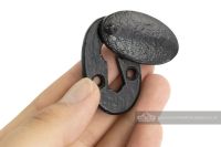 Oval Black Iron Covered Escutcheon Oval Black Iron Covered Escutcheon