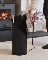 Scale image of modern fireside companion set