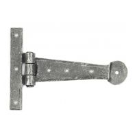 Pair of 6 Inch Pewter Tee Hinges