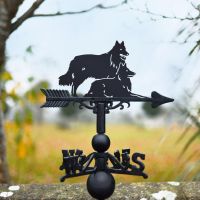 Pair of Belgian "Tervuren" Shepherds Dog Weathervane Pair of Belgian "Tervuren" Shepherds Dog Weathervane