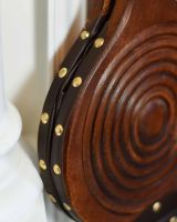 Close-Up of Panacea Fireplace Bellows in Situ