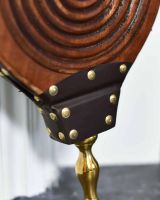 Close-Up of Brass Detailing on Panacea Fireplace Bellows