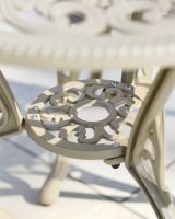 Parasol Holder on Garden Table 